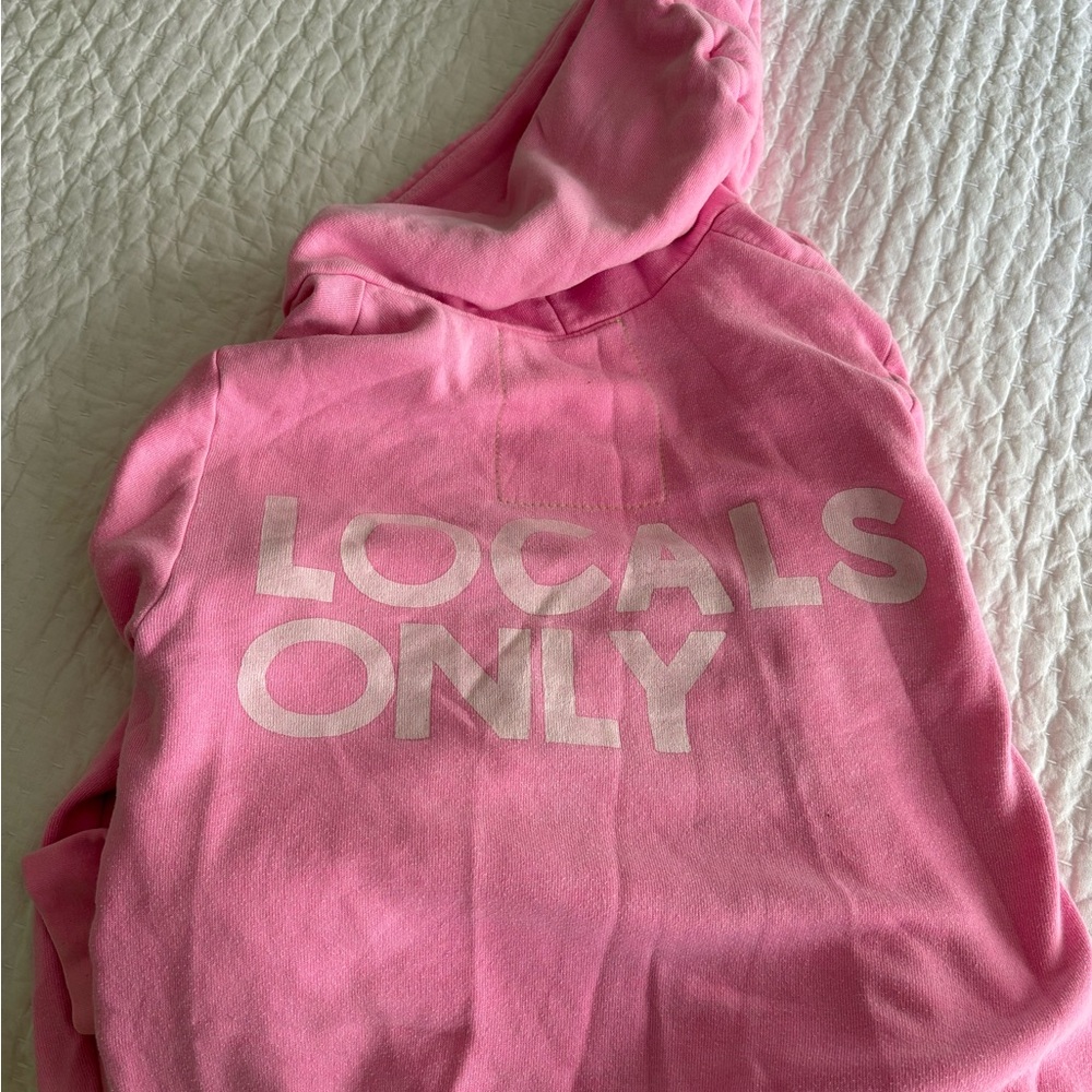 Aviator Nation Pink Fleece Hoodie